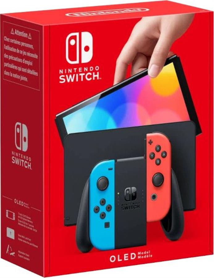 Consola Nintendo Switch OLED Neon Red y Blue