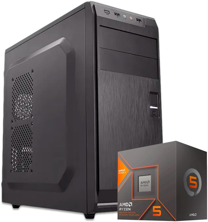 PC AMD Ryzen 5 8500G, 16G RAM, 512GB SSD, Win11 + Kit Mouse Teclado de Regalo