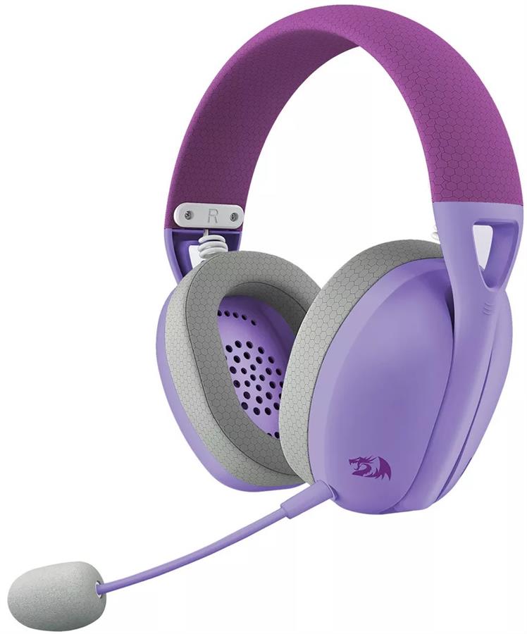 Auricular Redragon Ire Pro White/Purple H848PL Wireless Bluetooth