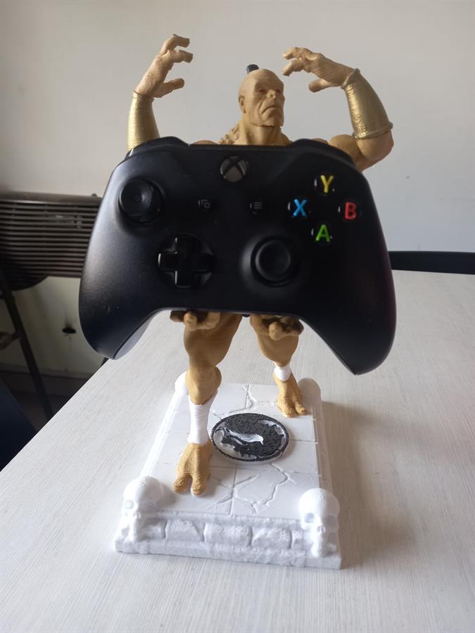 Soporte Figura 3D Goro Mortal Kombat para Joystick PS4 PS5 XBOX